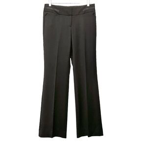 WHBM Legacy flare leg tuxedo pants black